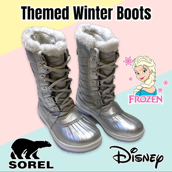 SOREL Boots (Disney Frozen theme) - Picture 1 of 7
